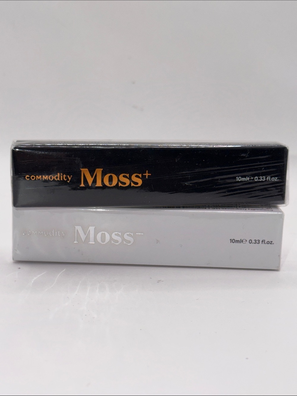 Commodity Bundle: MOSS+ and MOSS- Travel Sz Sprays 0.33 Oz x 2 NEW IN SEALED BOX
